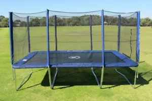 10X15FT Rectangle Trampoline with Enclosure - Picture 1 of 6