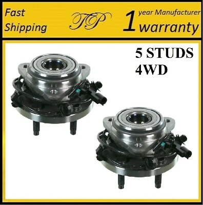 Front Wheel Hub Bearing Assembly For 2003-2008 FORD RANGER 4WD 4-WHEEL ABS PAIR - Image 1 of 3