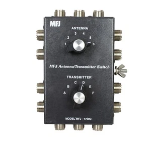MFJ Antenna/Transmitter Switch Model MFJ-1700C Please See Pictures - Picture 1 of 7