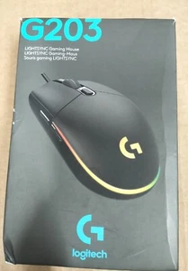 Logitech G203 LIGHTSYNC Gaming Mouse Customizable RGB Lighting,6 Program UK NEW - Picture 1 of 4