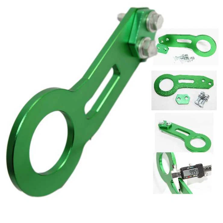 Green BILLET RACING REAR TOW HOOK for TC XA XB XD Si EP3 RSX CIVIC EG EK EL  - Image 1 of 4