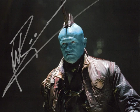 MICHAEL ROOKER signed Autograph 20x25 cm Photo "Guardians of the Galaxy" Cover