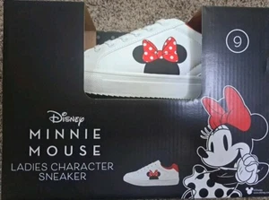 ALDI 2024 Women’s Sz 8 Or 9 Disney Mickey Minnie Mouse Sneakers Shoes White BNIB - Picture 1 of 8