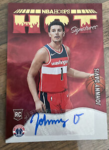 Johnny Davis 2022-23 Panini NBA Hoops Hot Signatures Auto #HSR-JDV recrue/RC