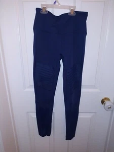 Victoria Secret Sport Knockout Blue Legging Small High Waist Sheer Back Panel. - Picture 1 of 5