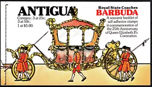 Antigua y Barbuda - carruaje de cristal cuaderno de marca sin usar 1978 Mi. 510-512 - Imagen 1 de 1