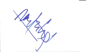 Tarjeta índice 4x6 firmada por Mark Wahlberg - Imagen 1 de 2