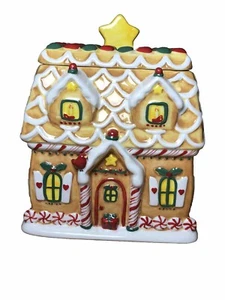 Hallmark Flowers Artist Collection Karla Taylor Gingerbread House With Lid - Picture 1 of 9