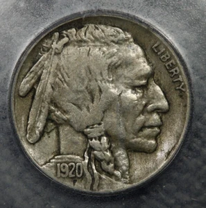 1920-S Buffalo Nickel 5c ICG - EF40 XF40 Cool Mint Error - Laminated! - Picture 1 of 4