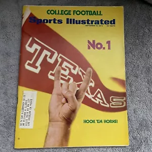 1973 Sports Illustrated Texas Longhorns No. 1 College Football Magazin 10. September - Bild 1 von 5