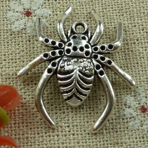 Free Ship 70 pcs tibetan silver spider charms 29x26mm L-1505 - Picture 1 of 4