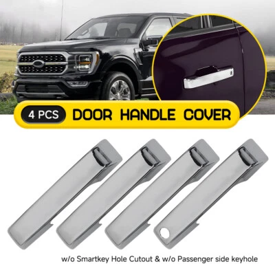 4PC Handle Door Front Cover Rear For 2023 2024 ford F-250/F-350/F-450 Super Duty - Image 1 of 4