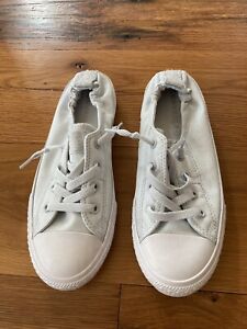 Converse All Stars, Silver, Womens, Size 4, New