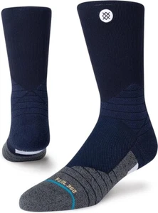 Stance Adult Navy Blue Crew Nylon InfiKnit Icon Sport Performance Socks M 6-8.5 - Picture 1 of 1