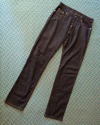 TROUSERS vintage  man HELMUT LANG jeans  made Italy TG.31 circa M NEW! RARE - Imagen 1 de 4