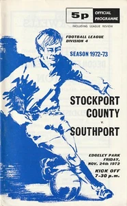 Stockport County v Southport, 24 November 1972, Division Four - Picture 1 of 1