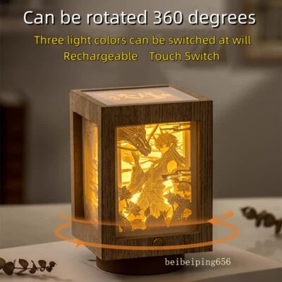 Honkai: Star Rail Imbibitor Lunae Papel Brilhante Escultura Lâmpada Luz Noturna Presente - Imagem 1 de 4