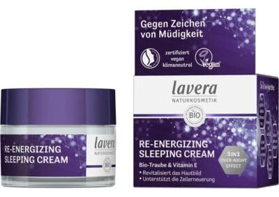 LAVERA GMBH Lavera Re-Energizing Sleeping Cream 50ml (299,80 EUR/l)