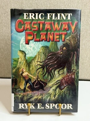 Castaway Planet by Eric Flint and Ryk E. Spoor (2015, HC) Preowned. Ex-Library. - Image 1 of 4