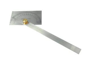 Proops Stainless Steel Protractor with Brass Locknut. M0001 - Picture 1 of 1
