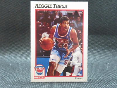 1991-92 NBA Hoops Reggie Theus Basketball Cards #138 B - Image 1 of 2