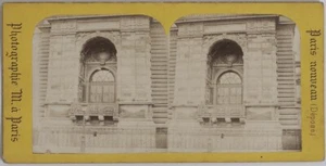 Stereoview original de los años 1870 París, El Louvre - Imagen 1 de 2