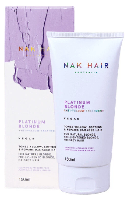 Tratamiento Nak Rubio Platino Antiamarillo Tonos, Suaviza y Repara 150ml Foto 1 de 1