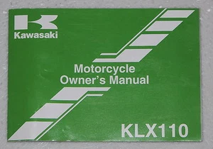 2007 Kawasaki KLX110 Original Owner's Manual Operating Guide KLX110A KLX 110 - Foto 1 di 1