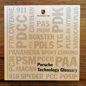 Porsche Technology Glossary Hardcover Book Illustrated - Picture 1 of 6