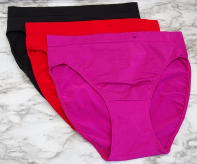 Wacoal 834175# B-Smooth Hi-Cut Brief 3-Pack Panties US Size XL - Image 1 of 4