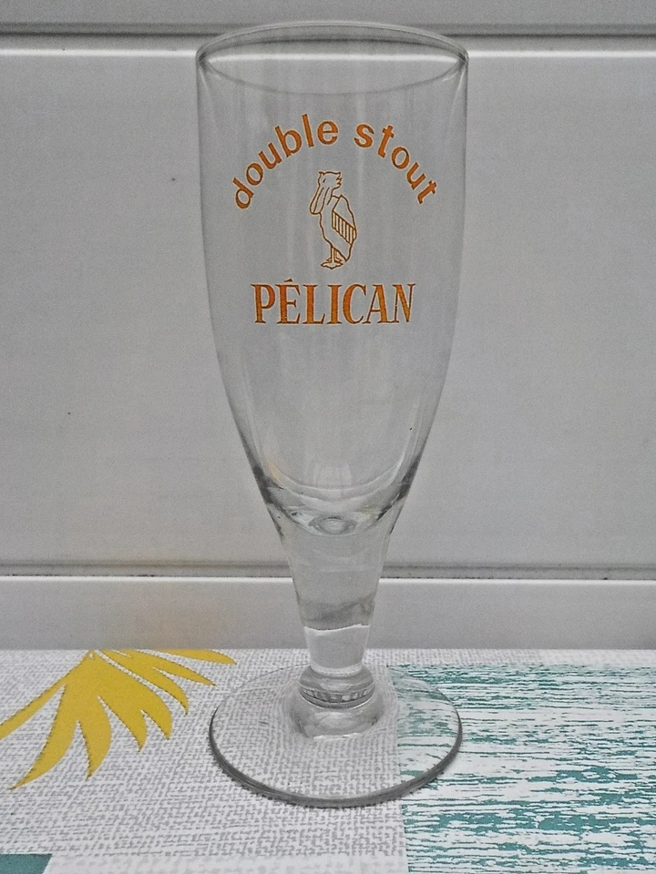 VERRE  BIERE DOUBLE STOUTBRASSERIE  DU PELICAN  LILLE - Photo 1/1