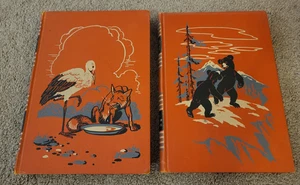 Childcraft Folk and Fairy Tales Vol 3 & 4 Animal Friends Hardcover Book 1949 VTG - Bild 1 von 12
