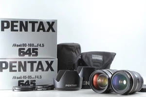2Lens [ MINT in BOX ] SMC Pentax 645 Zoom FA 45-85mm FA 80-160mm F4.5 From JAPAN - Picture 1 of 21