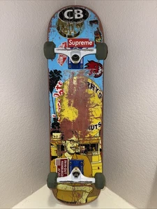 Solides gebrauchtes Jerry Hsu Chocolate Skateboard Deck - 2014 City Series Evan Hecox! - Bild 1 von 11