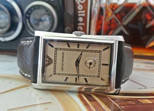 Armani AR0152 Quartz Gents Dress Watch In Box-Stunning! - Picture 1 of 12
