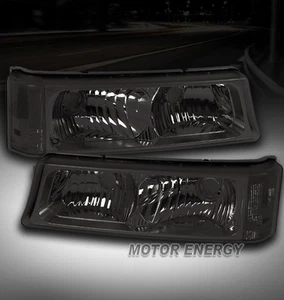 03-06 PARAGOLPES DELANTERO CHEVY SILVERADO/05 AVALANCHA INTERMITENTE LUCES DE ESTACIONAMIENTO HUMO - Imagen 1 de 4