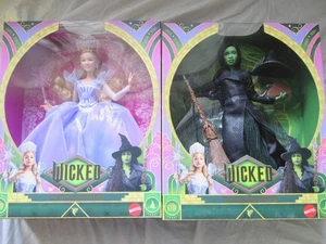 Wicked for Good Dolls Thrillifying Elphaba Thropp Enchanting Glinda Upland Lot - Picture 1 of 9