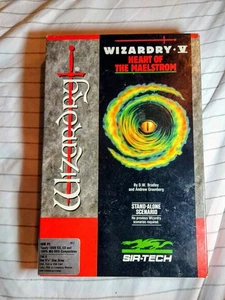 Wizardry V: Heart of the Maelstrom (IBM PC/MS-DOS, 1988) CIB + Mordor Card - Picture 1 of 12