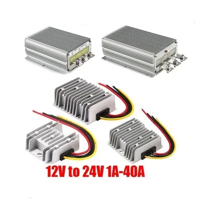 Conversor DC-DC Step Up 12V para 24V 1A-30A módulo de alimentação de impulso regulador de tensão - Imagem 1 de 4