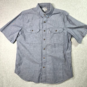 Carhartt Relaxed Fit Hemd Herren Large Blau Knopfleiste Kurzarm - Bild 1 von 5