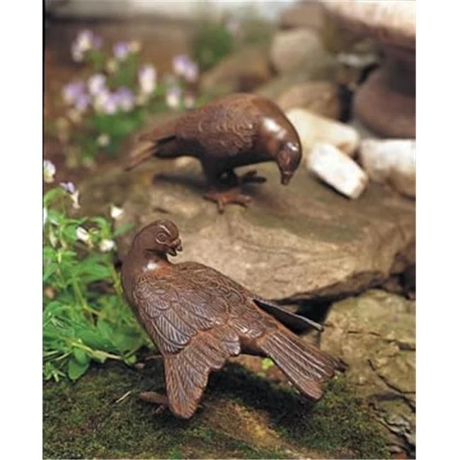 Achla DOV-01 Antiqued Bronzed Doves Pair - Image 1 of 1