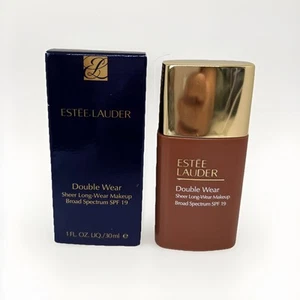 Neu im Karton Estee Lauder Double Wear transparente Foundation 7C1,5 RICH UMBER LSF 19 Make-up - Bild 1 von 3
