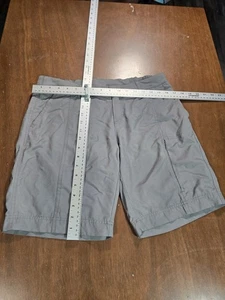 32 Grad coole Damen Cargo Shorts klein grau Gummibund - Bild 1 von 7