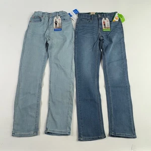 Lot of 2 Levi's 502 and Levi's 511 Big Boys Denim Jeans Stretch 18 REG 29x31 NWT - Picture 1 of 5
