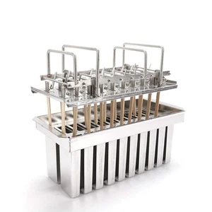 20PCS Stainless Steel Ice Cream Pop Molds Frozen Popsicle Maker Lolly Mould Ice - Picture 1 of 7
