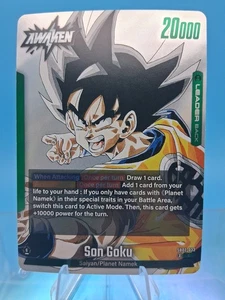 Son Goku SB02-033 Leader Silver Holo Dragon Ball Manga Booster 02 Leggendario quasi nuovo - Foto 1 di 2