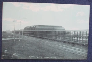 ca1910 North Platte Nebraska Ice Plant Postcard - Picture 1 of 2