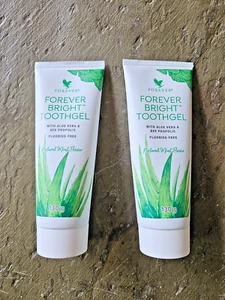 2 PACKS Forever Bright Toothgel Fluoride Free 4.6 Oz. - Free Shipping - Picture 1 of 6