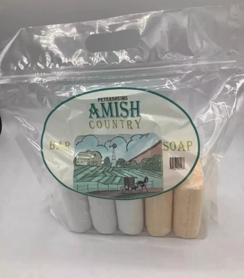 Amish Country Bar Soap HUGE 7 oz Bars (5 Bars Total)  (FREE GIFT EVERY ORDER) - Image 1 of 1