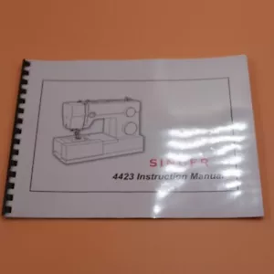 Singer 4423 Owners Instruction Manual 33 Pages With Clear protective Covers - Picture 1 of 6
